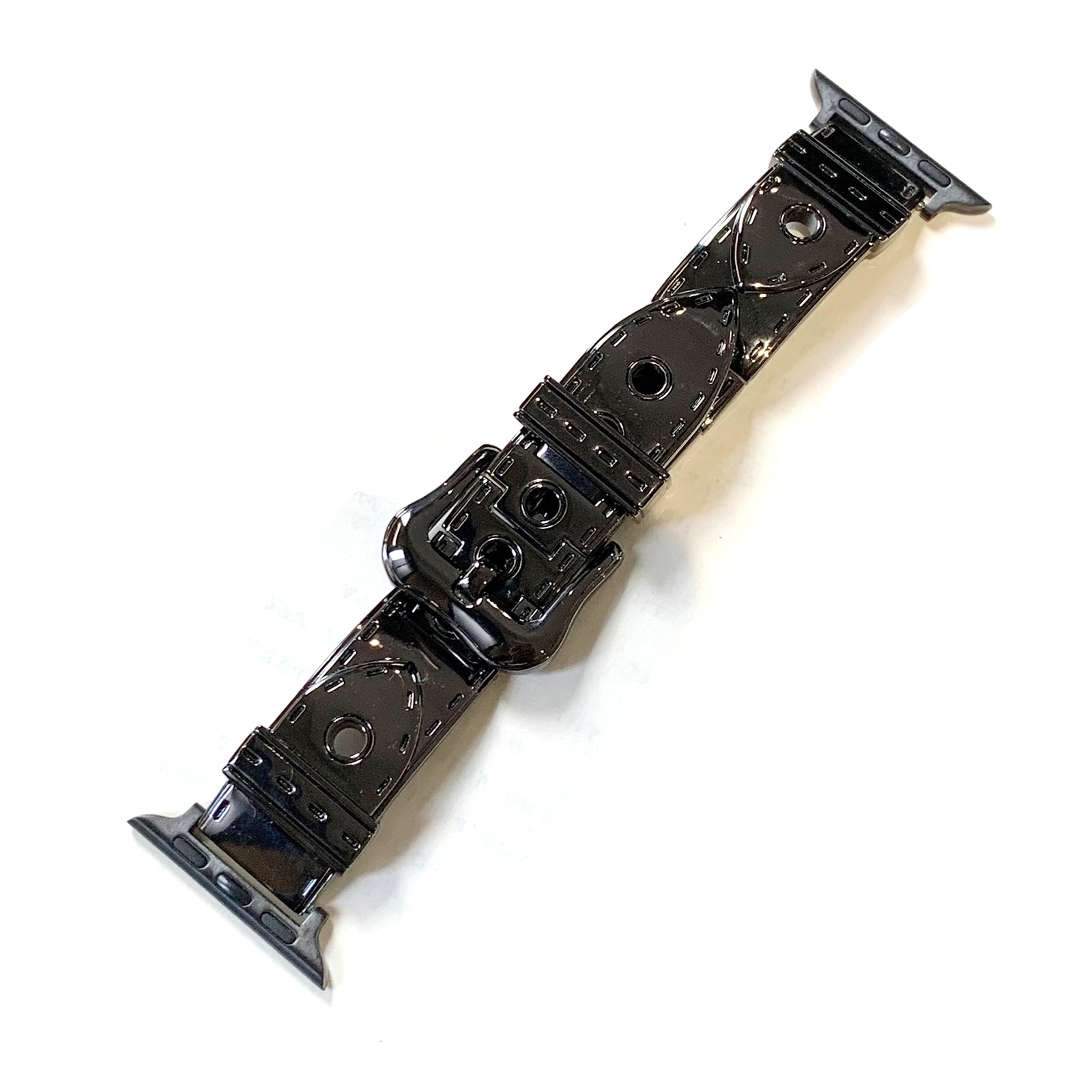 For Apple Watch Series 9 8 7 41mm / 6 5 4 SE (2022) SE (2023) SE 40mm / 3 2 1 38mm Watch Band Belt Design Wrist Strap - Gold For Apple Watch Series 9 8 7 41mm / 6 5 4 SE (2022) SE (2023) SE 40mm / 3 2 1 38mm Watch Band Belt Design Wrist Strap - Gold